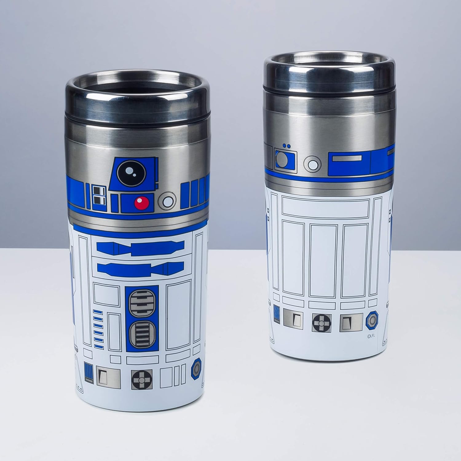 Mug de voyage Star Wars R2-D2 en acier inoxydable 450 ml – Image 3