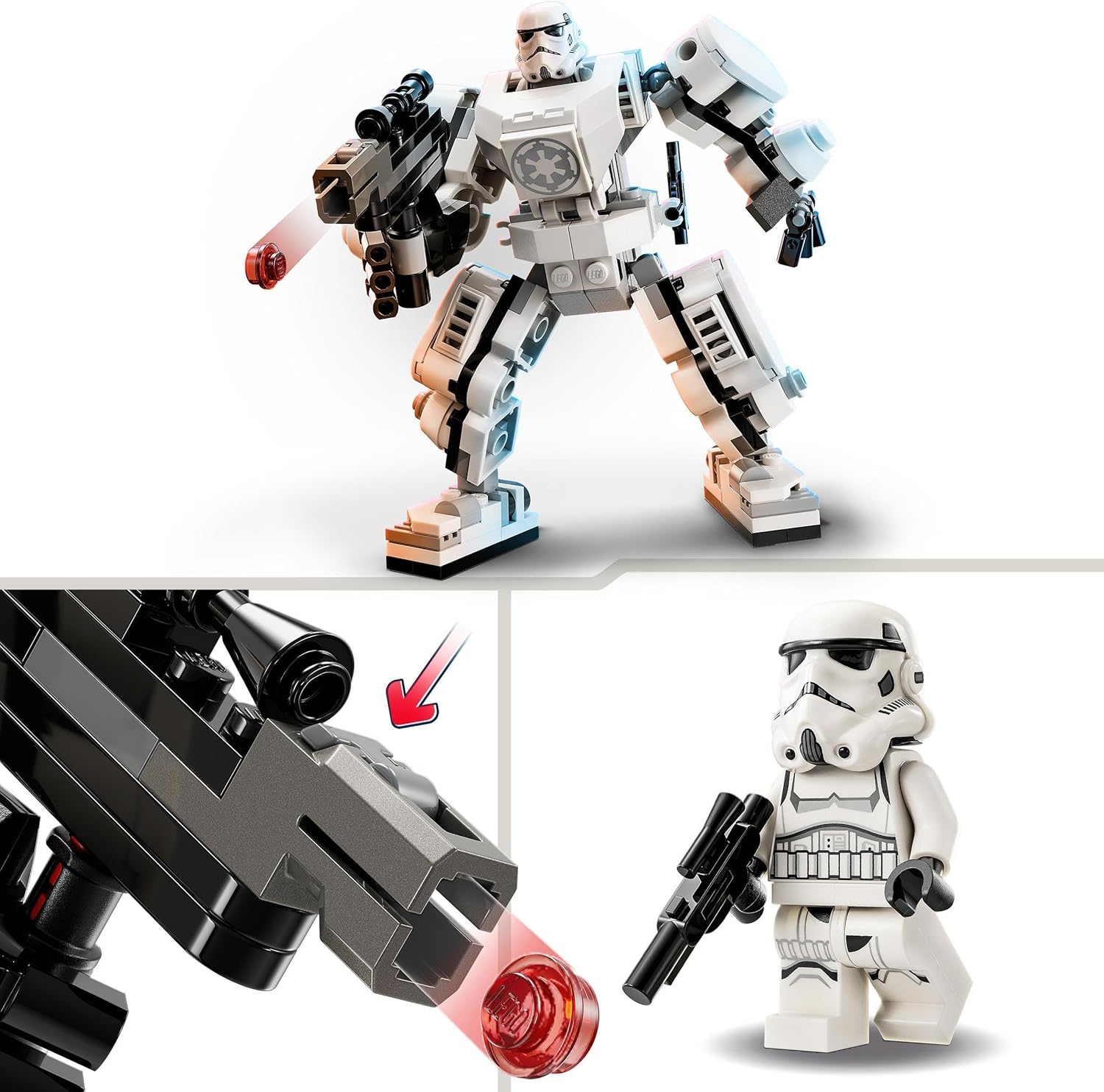 LEGO Star Wars 75370 Robot Stormtrooper articulé avec minifigurine – Image 3