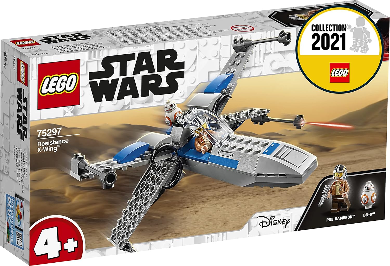 LEGO Star Wars TM X-Wing de la Résistance avec Poe Dameron 75297 – Image 2