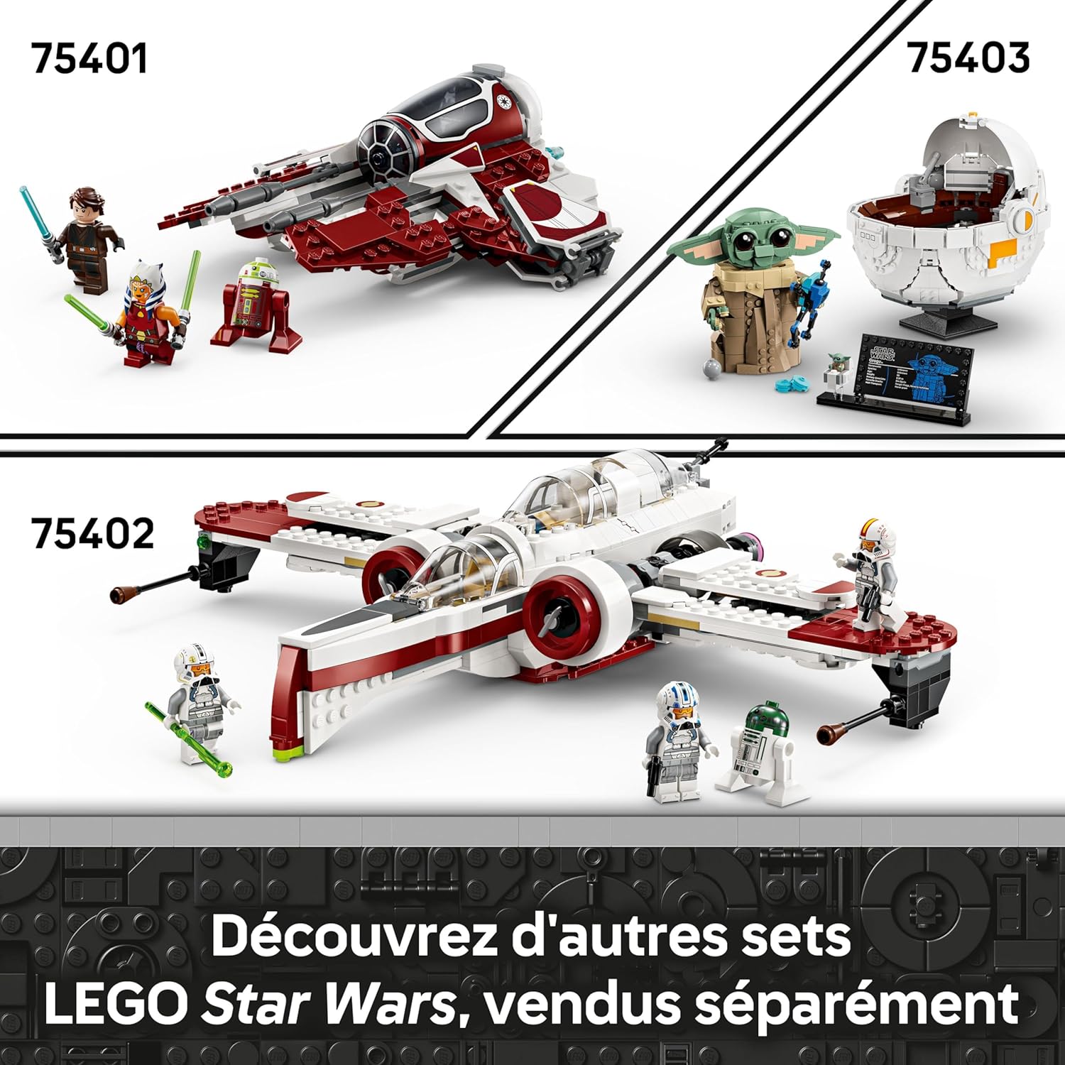 LEGO Star Wars Andor U-Wing de l’Alliance Rebelle avec ailes articulées et K-2SO 75399 – Image 8
