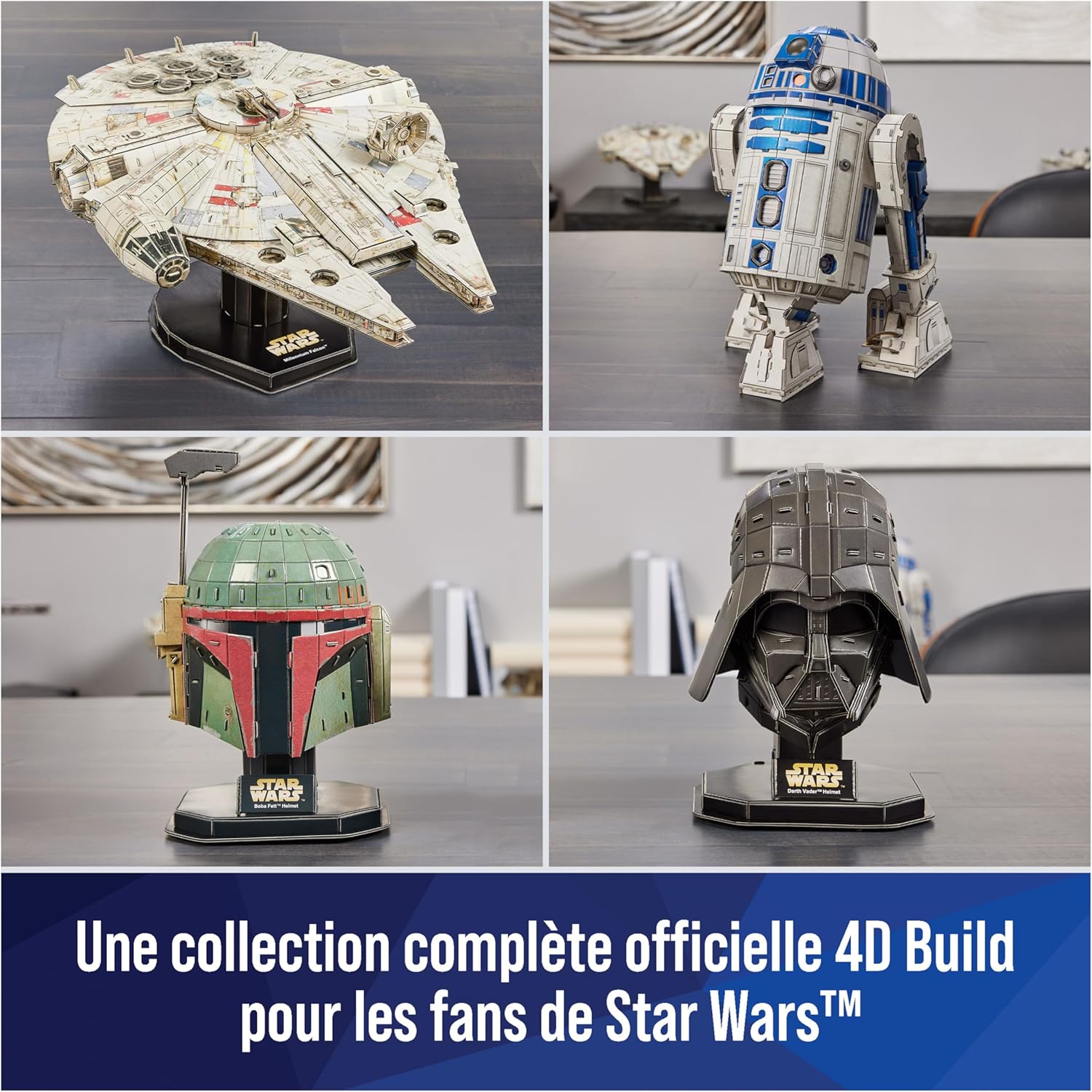 Puzzle 3D Star Wars R2-D2 201 pièces 4D Build – Image 6