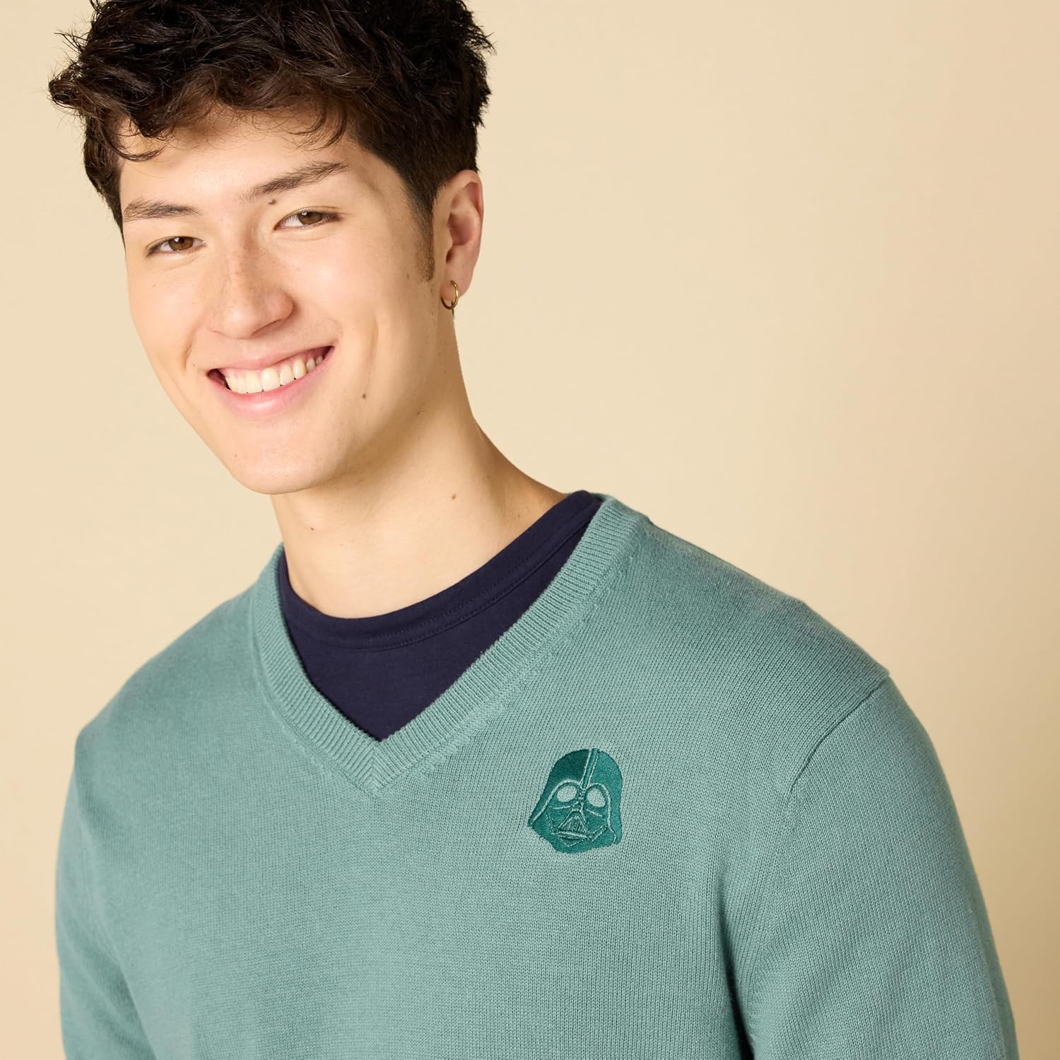 Pull homme Star Wars col en V en coton – Image 4