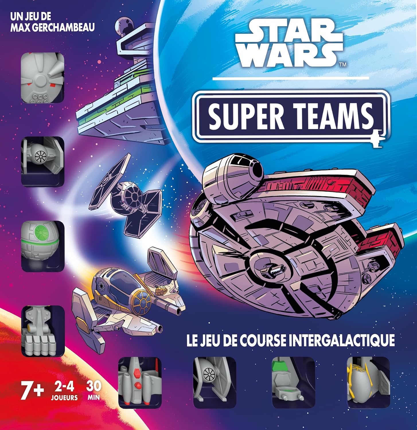 Star Wars Super Teams, jeu de cartes avec figurines 2 à 4 joueurs – Image 2
