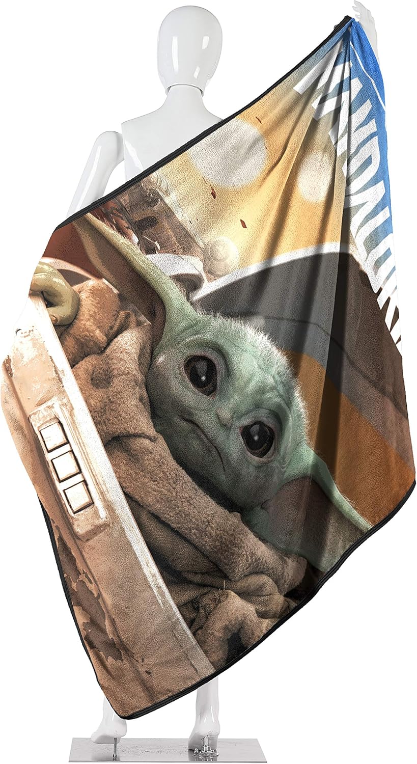 Couverture micro raschel Star Wars L'Enfant Est Arrivé 116,8 x 152,4 cm – Image 4