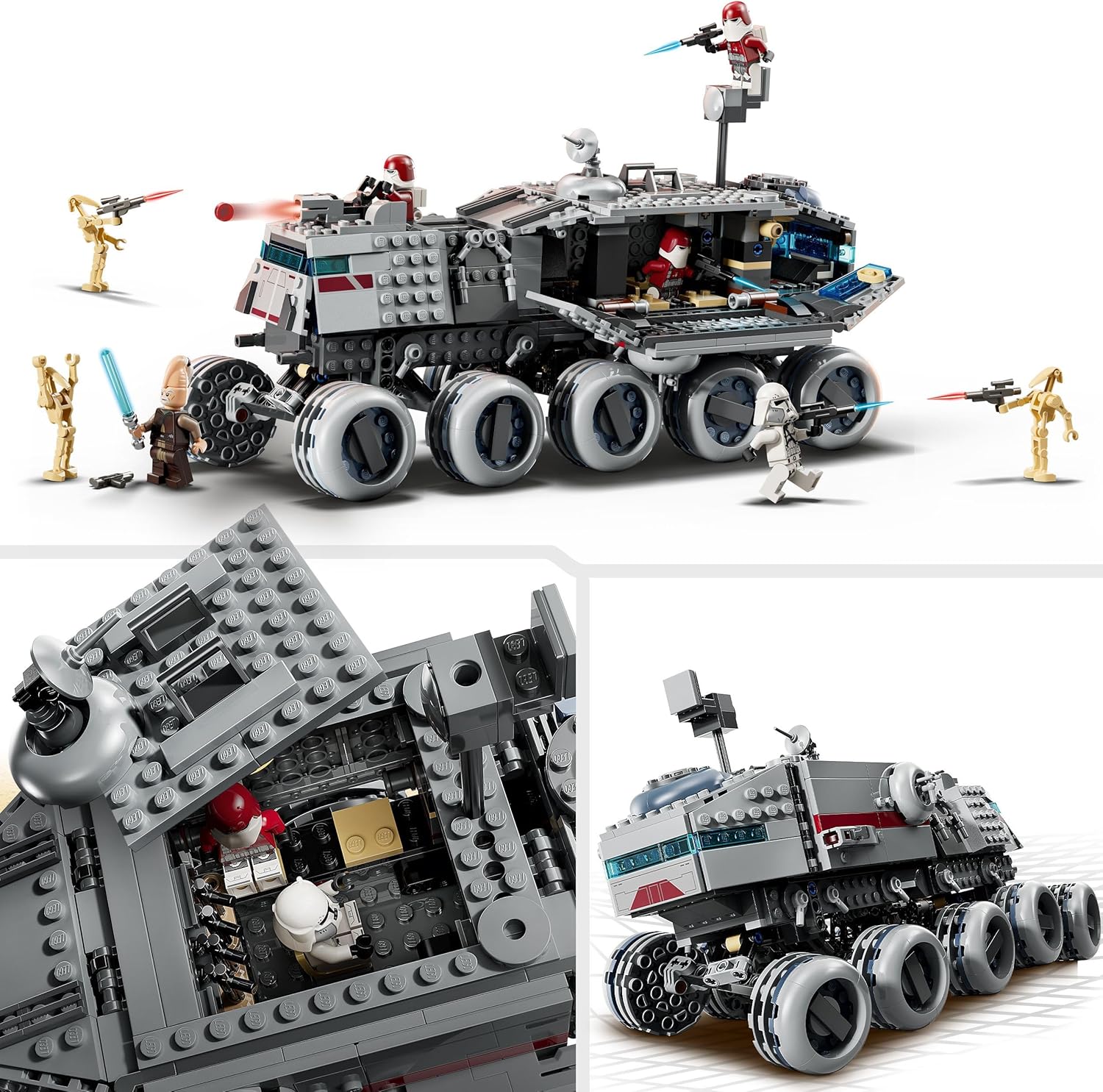 LEGO Star Wars 75413 Juggernaut de la République avec Ki-Adi-Mundi – Image 3