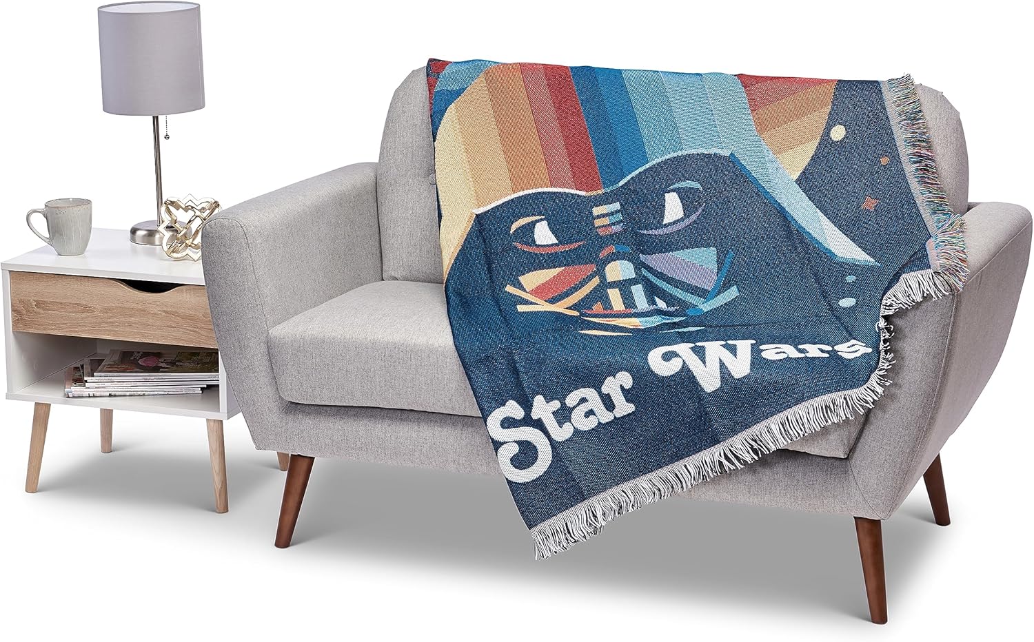 Plaid tissé Star Wars Disney Dark Vador Moonrise multicolore 121,9 x 152,4 cm – Image 6