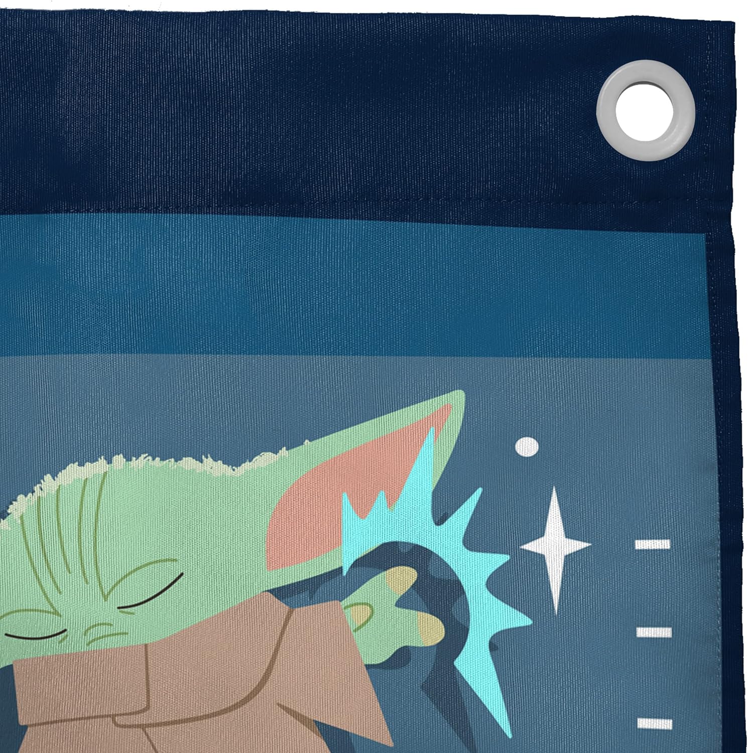 Toise Star Wars The Mandalorian avec Grogu 38x127 cm, 100% polyester – Image 3