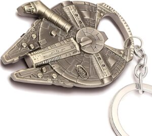 Décapsuleur porte-clés Star Wars Han Solo Millennium Falcon 60x45 mm