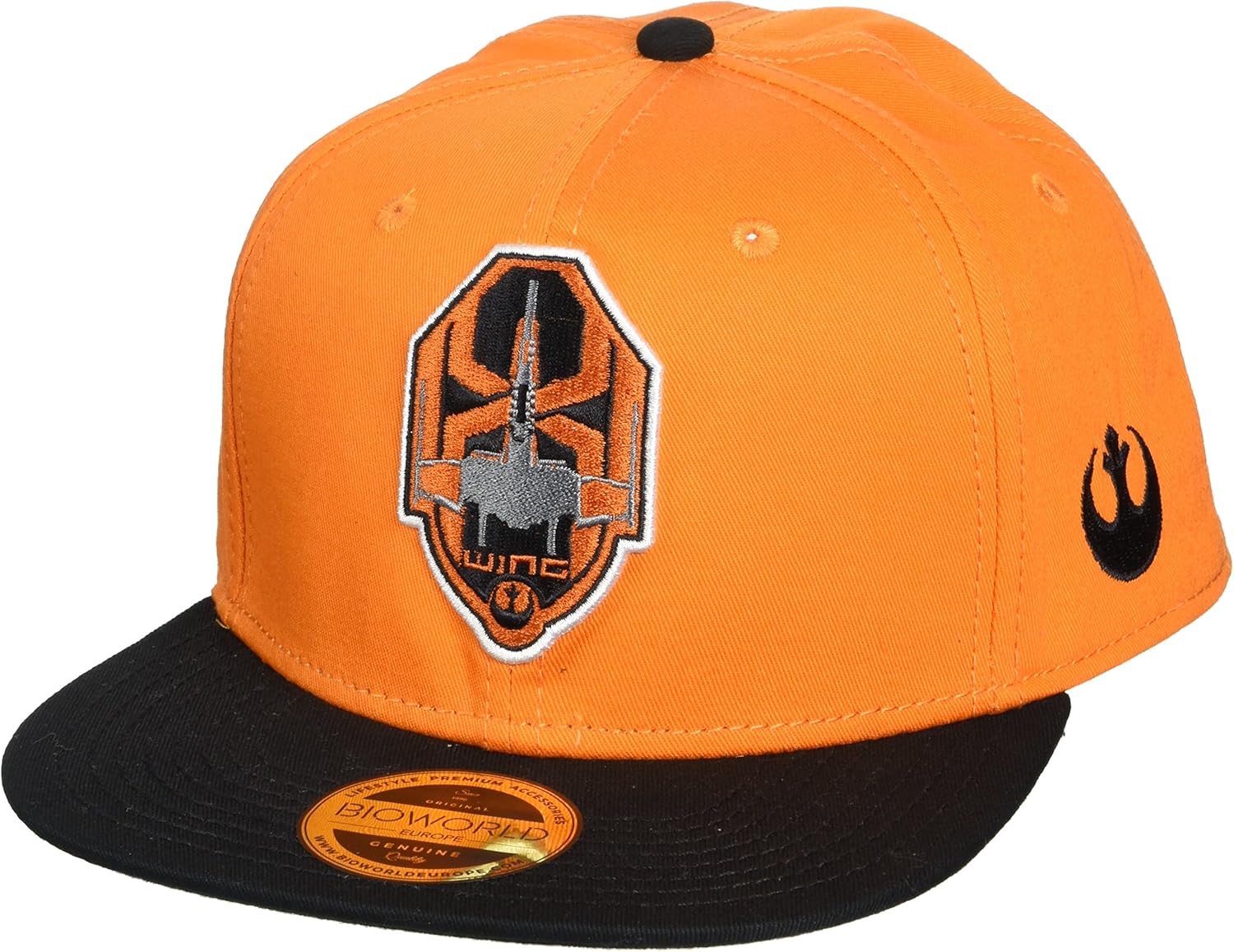 Casquette snapback Star Wars The Force Awakens X-Wing Resistance orange