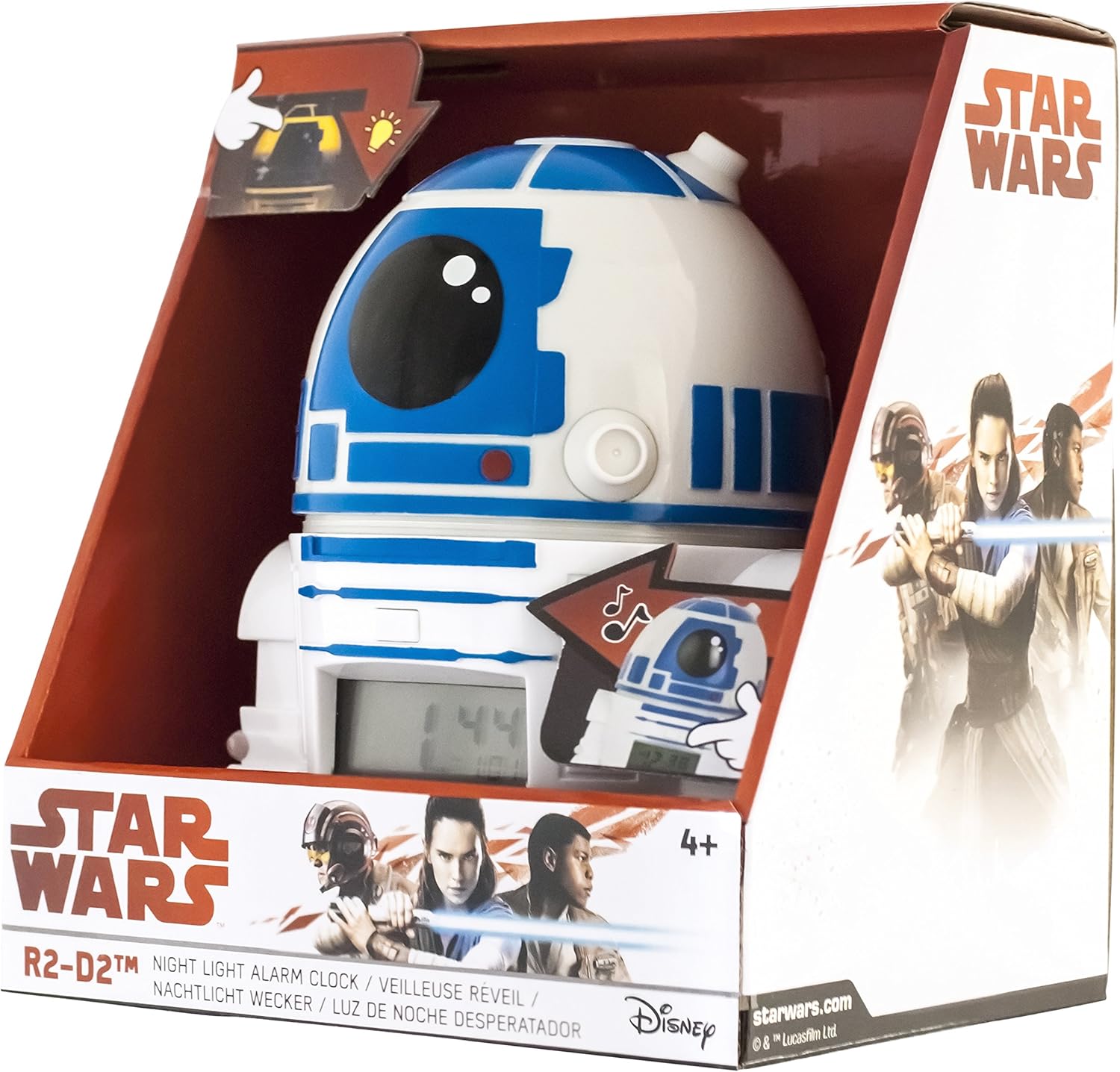 Réveil veilleuse R2D2 Star Wars BulbBotz avec écran LCD – Image 7