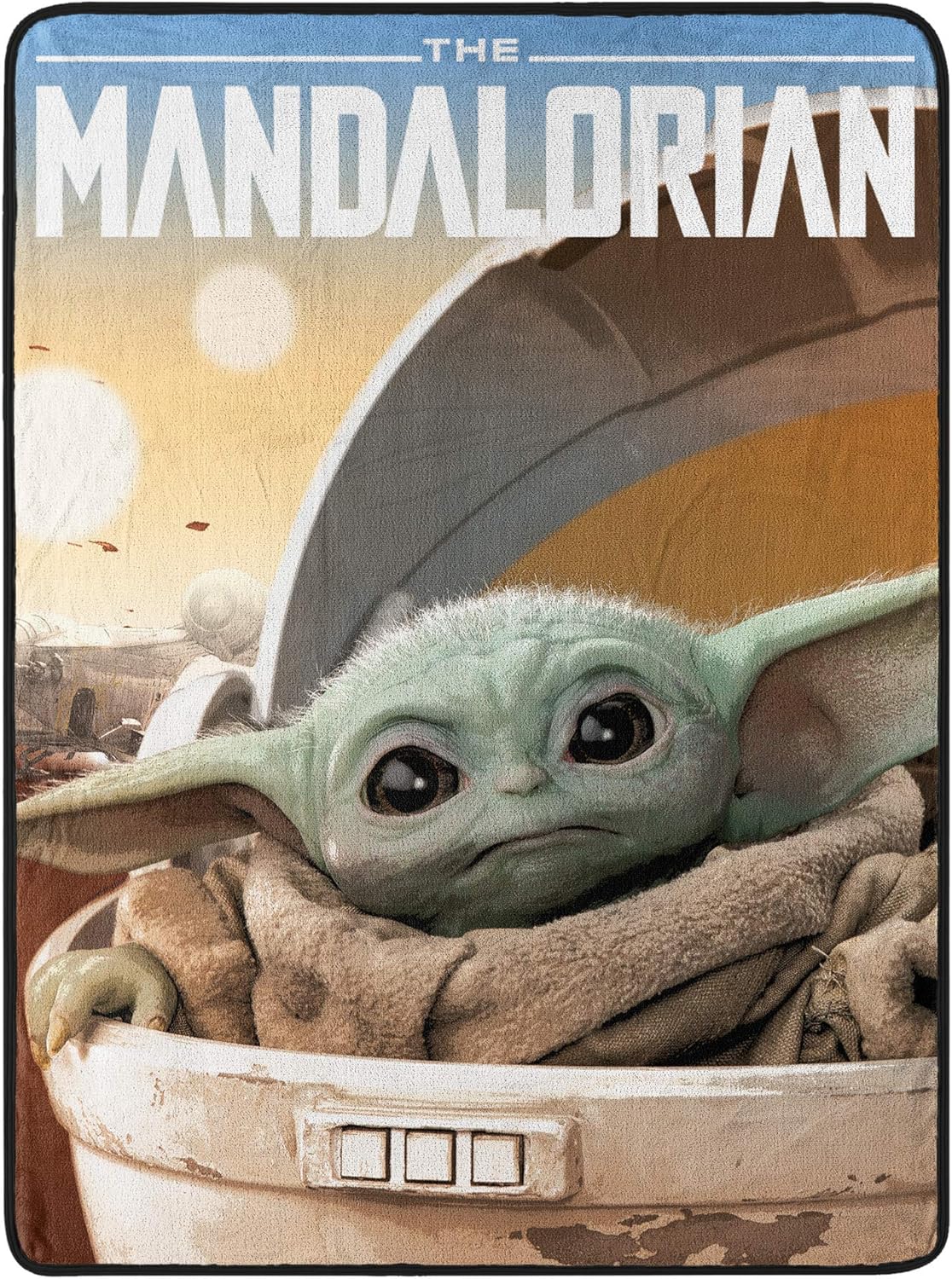 Couverture micro raschel Star Wars L'Enfant Est Arrivé 116,8 x 152,4 cm