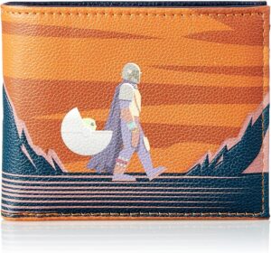Portefeuille à deux volets Star Wars The Mandalorian, taille standard
