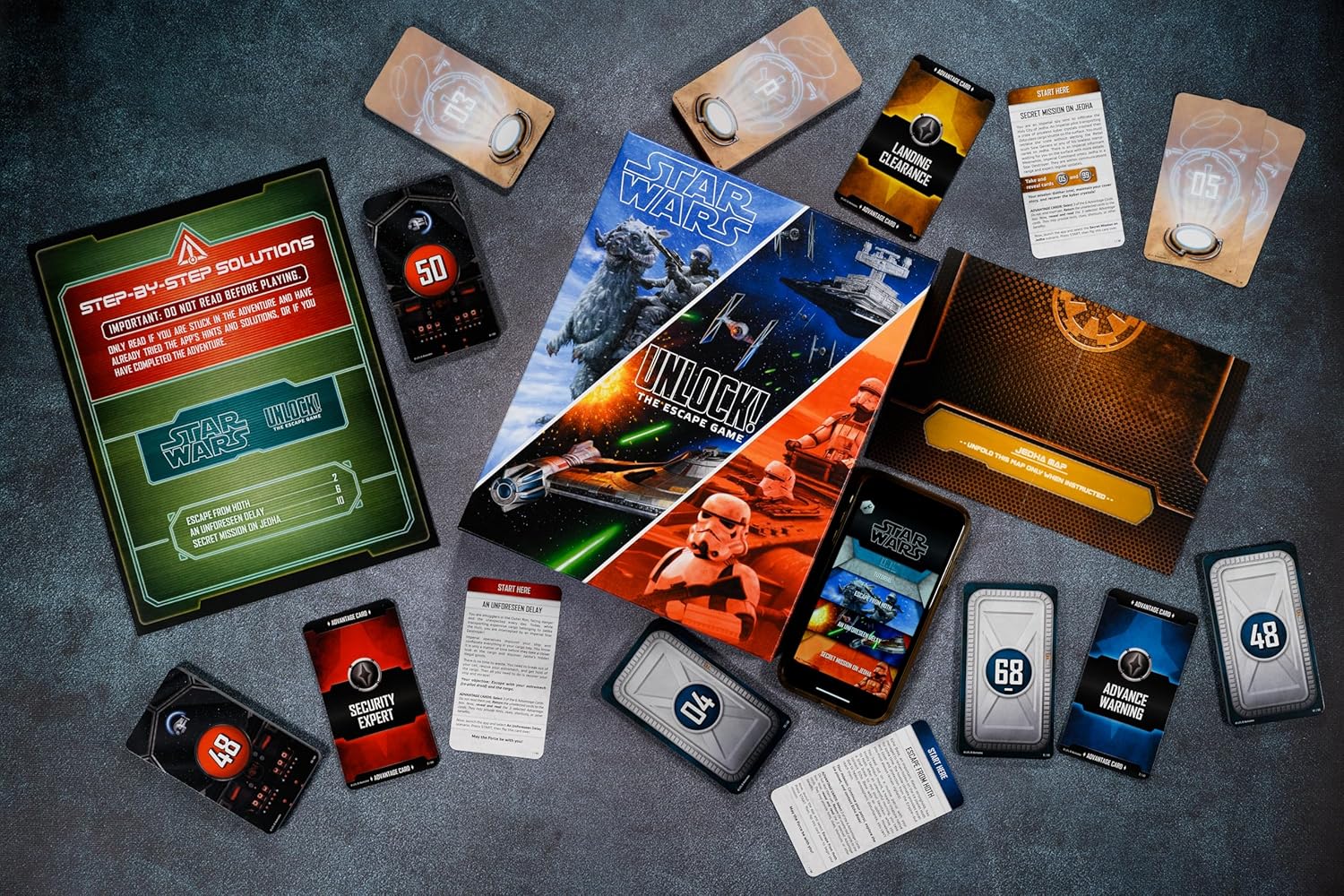 Unlock! Star Wars, jeu de cartes coopératif avec application, 1 à 6 joueurs dès 10 ans – Image 3