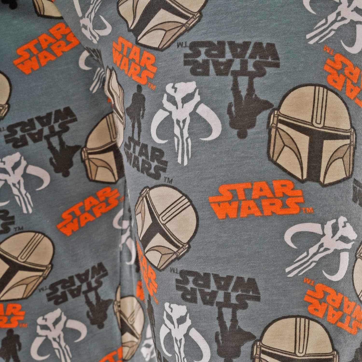 Pyjama homme Star Wars The Mandalorian bleu gris – Image 3