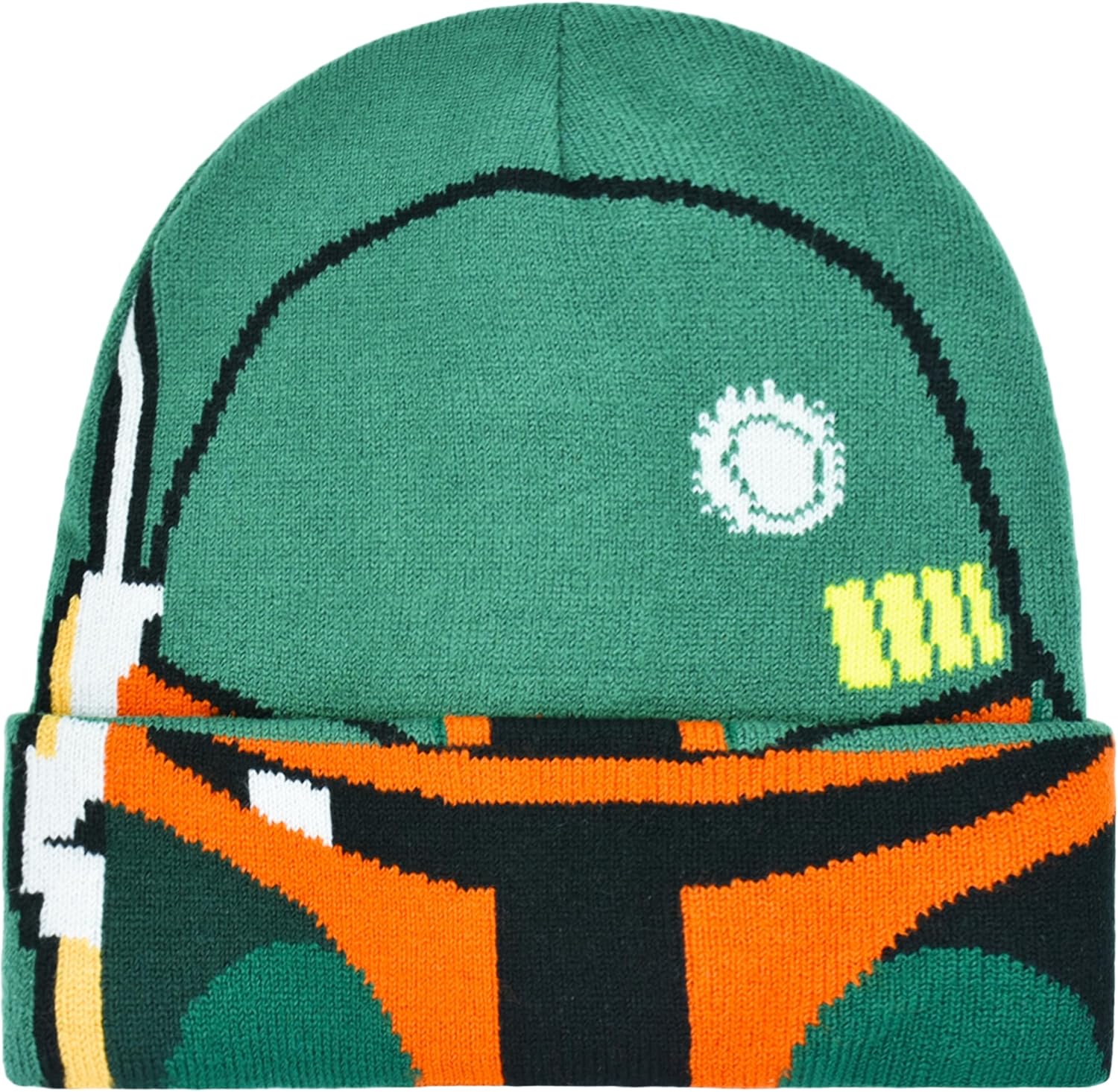 Bonnet Star Wars Boba Fett à revers roulé vert