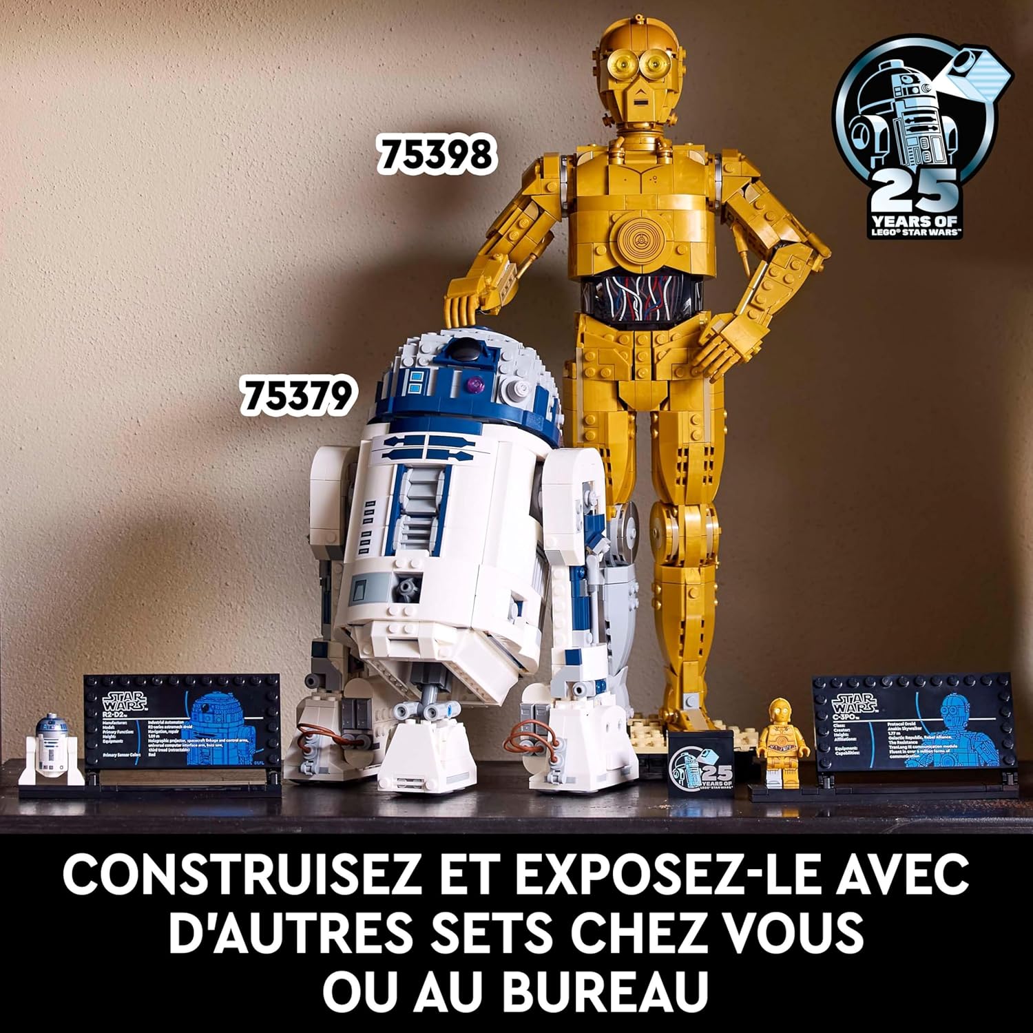 C-3PO LEGO Star Wars 75398 avec présentoir et minifigurine – Image 7