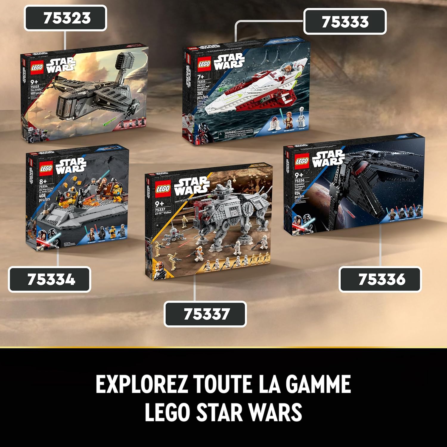 LEGO Star Wars AT-TE 75337 avec Clone Trooper du 212e – Image 7