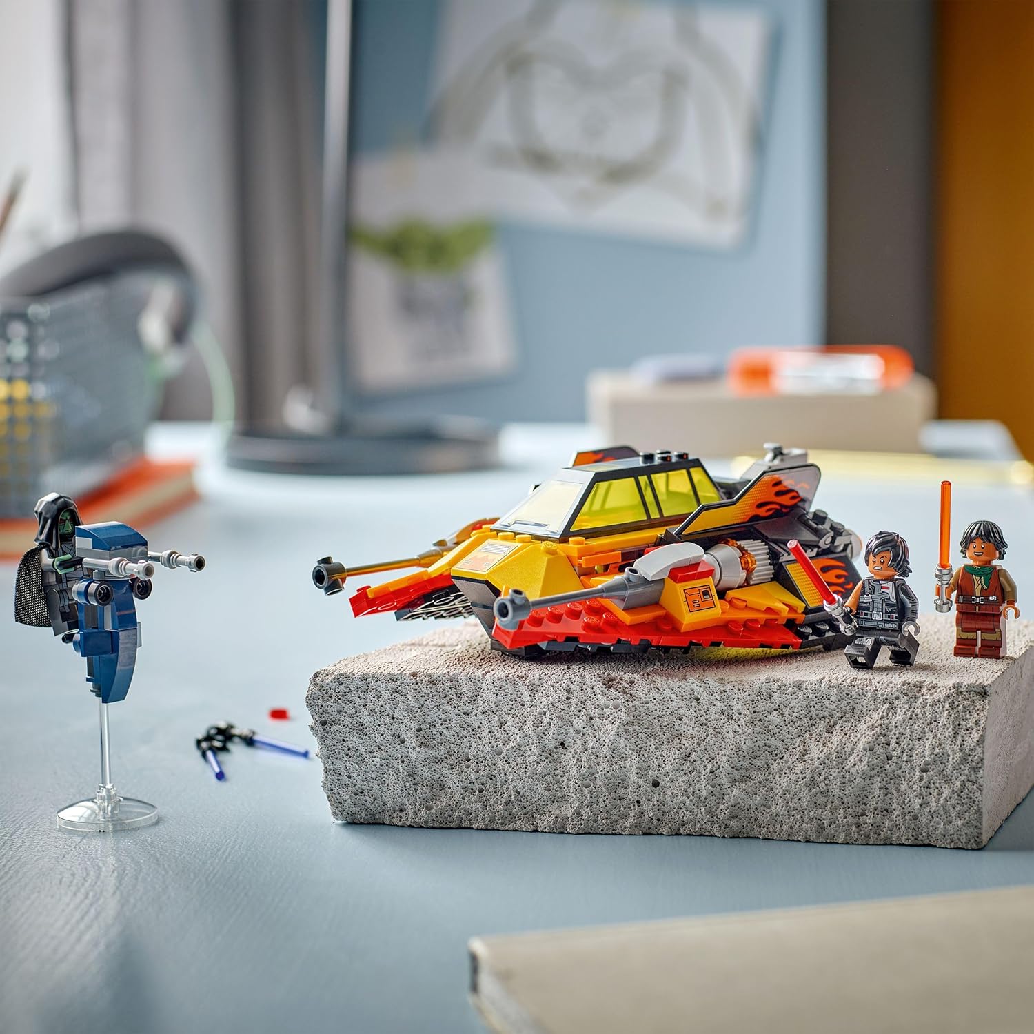 LEGO Star Wars 75414 Le Snowspeeder en flammes avec 3 minifigurines – Image 5