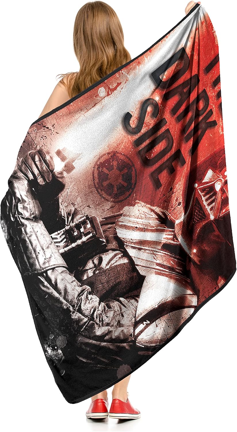 Couverture Star Wars micro raschel Règle Galaxy 116,8 x 152,4 cm – Image 6
