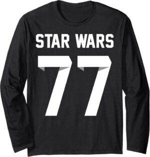 Star Wars Collegiate 77 Epic Origami en Faux Jersey à manches longues