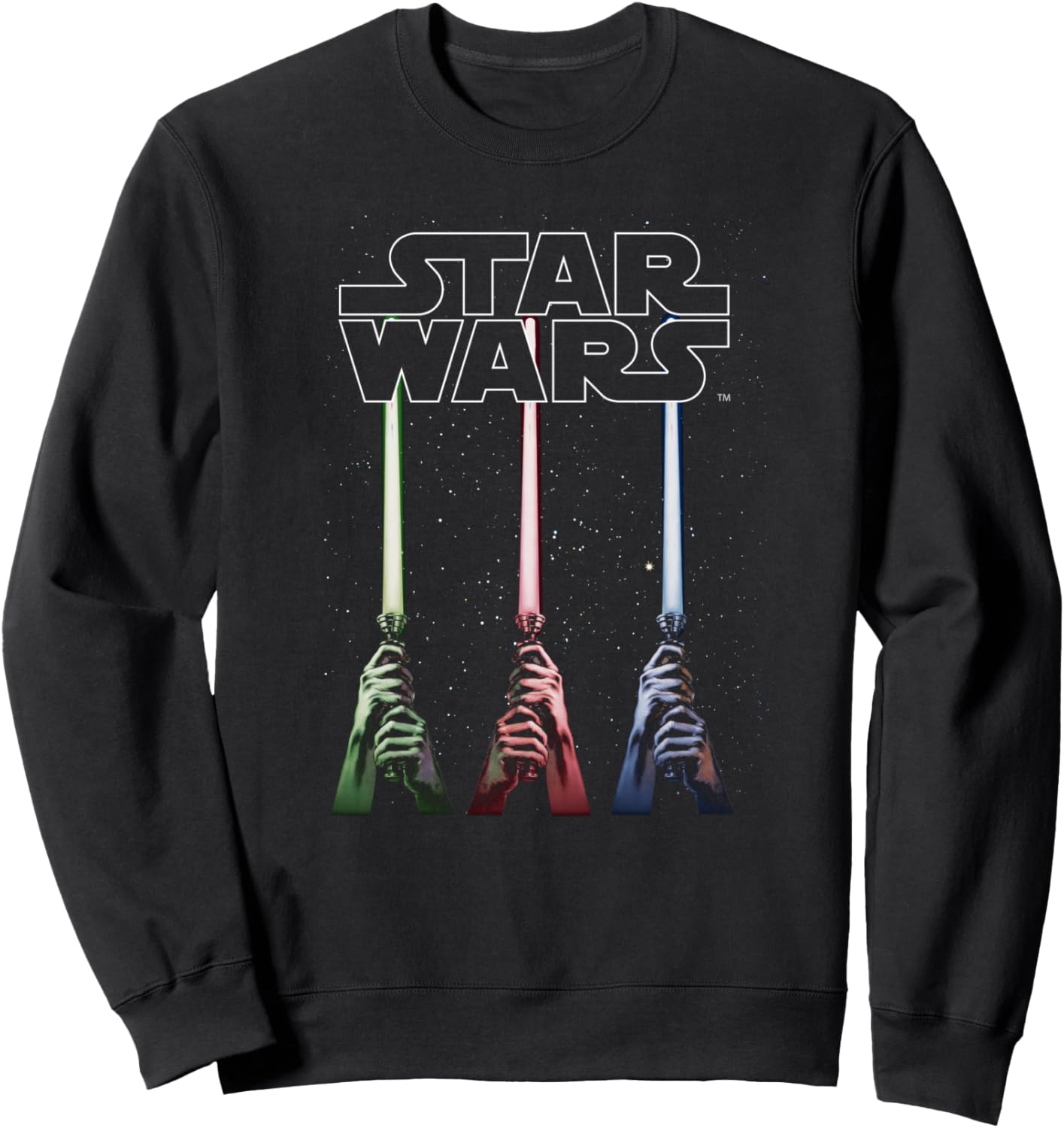 Sweat Star Wars Lightsabers 241 g à col tissé
