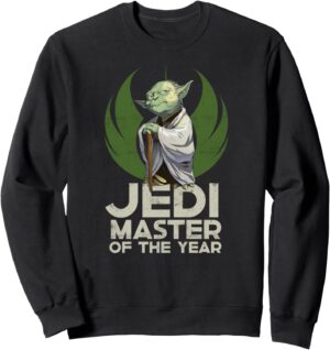 Sweatshirt Star Wars Yoda Jedi Master, coupe classique 241 g