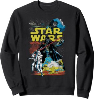 Sweatshirt Star Wars Rebel Classic Poster coupe classique