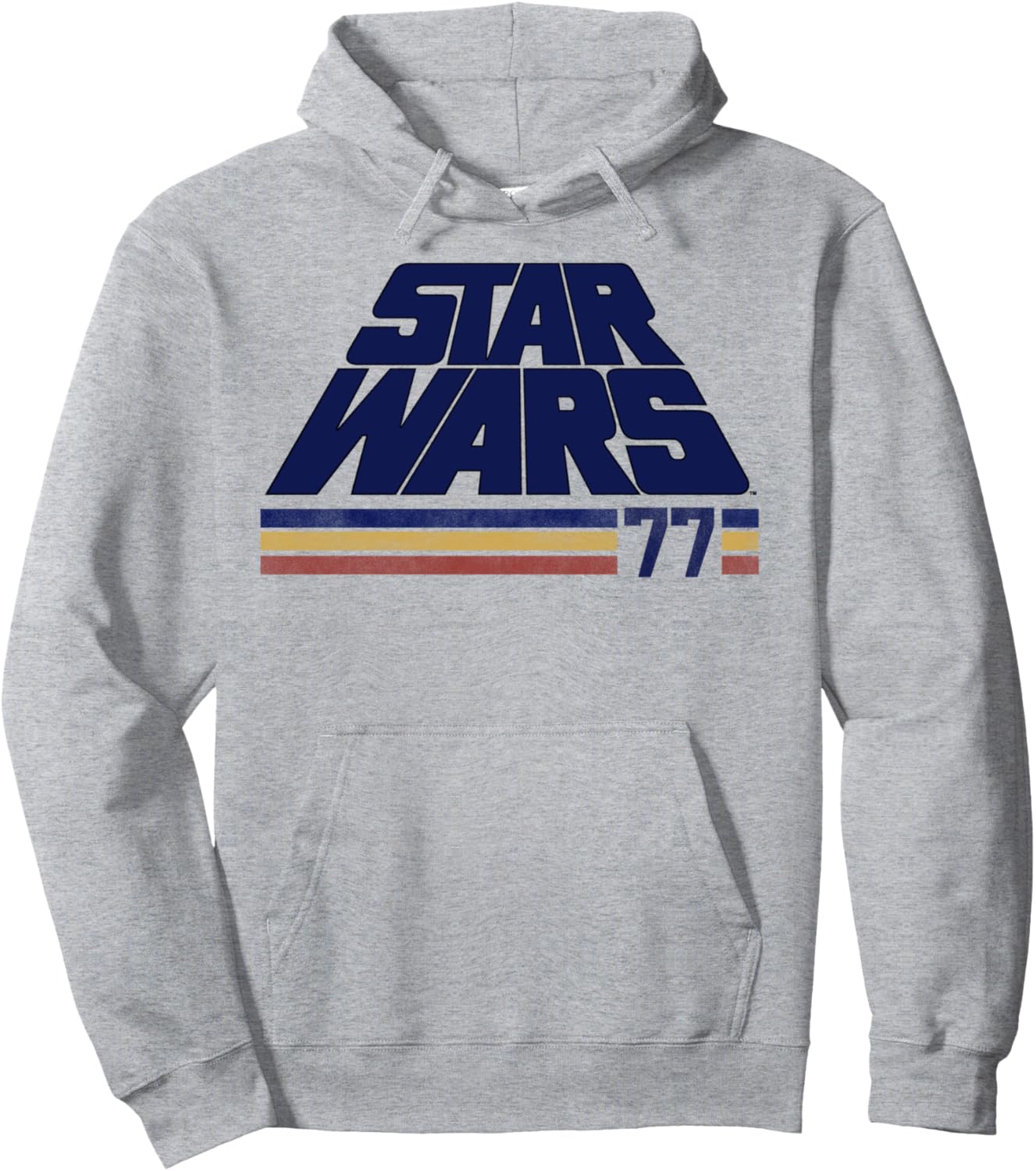 Sweat à capuche Star Wars Classic Retro Logo 77 à rayures