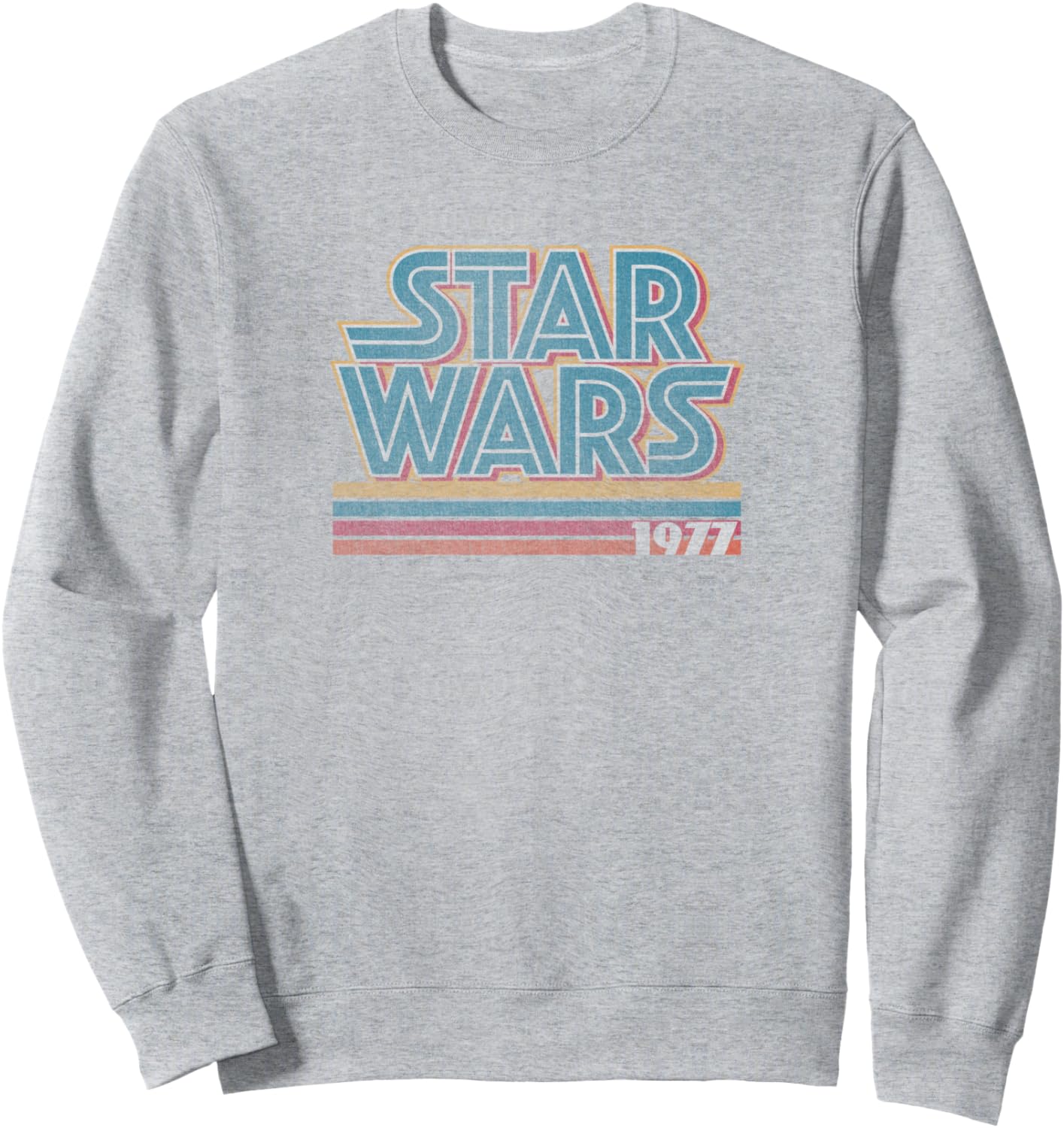 Sweatshirt Star Wars Super Retro à logo rayé 1977