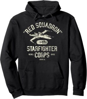 Sweat à capuche Star Wars Rebel X-Wing Corps Collegiate, col tissé