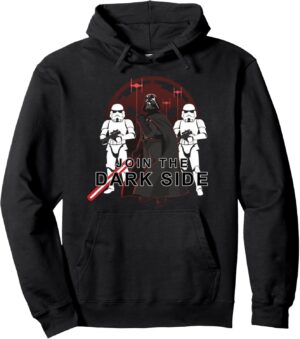 Sweat à capuche Star Wars Vader Dark Side Galaxy Of Adventures avec col tissé