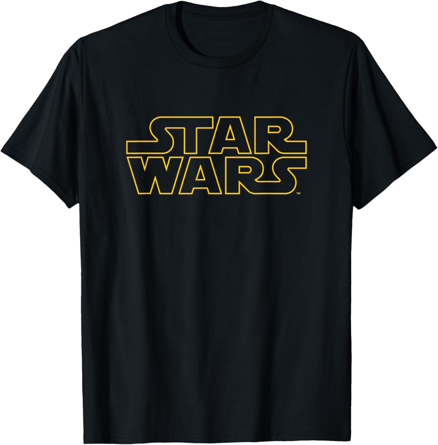 T-shirt Star Wars Logo Yellow, saga 1977