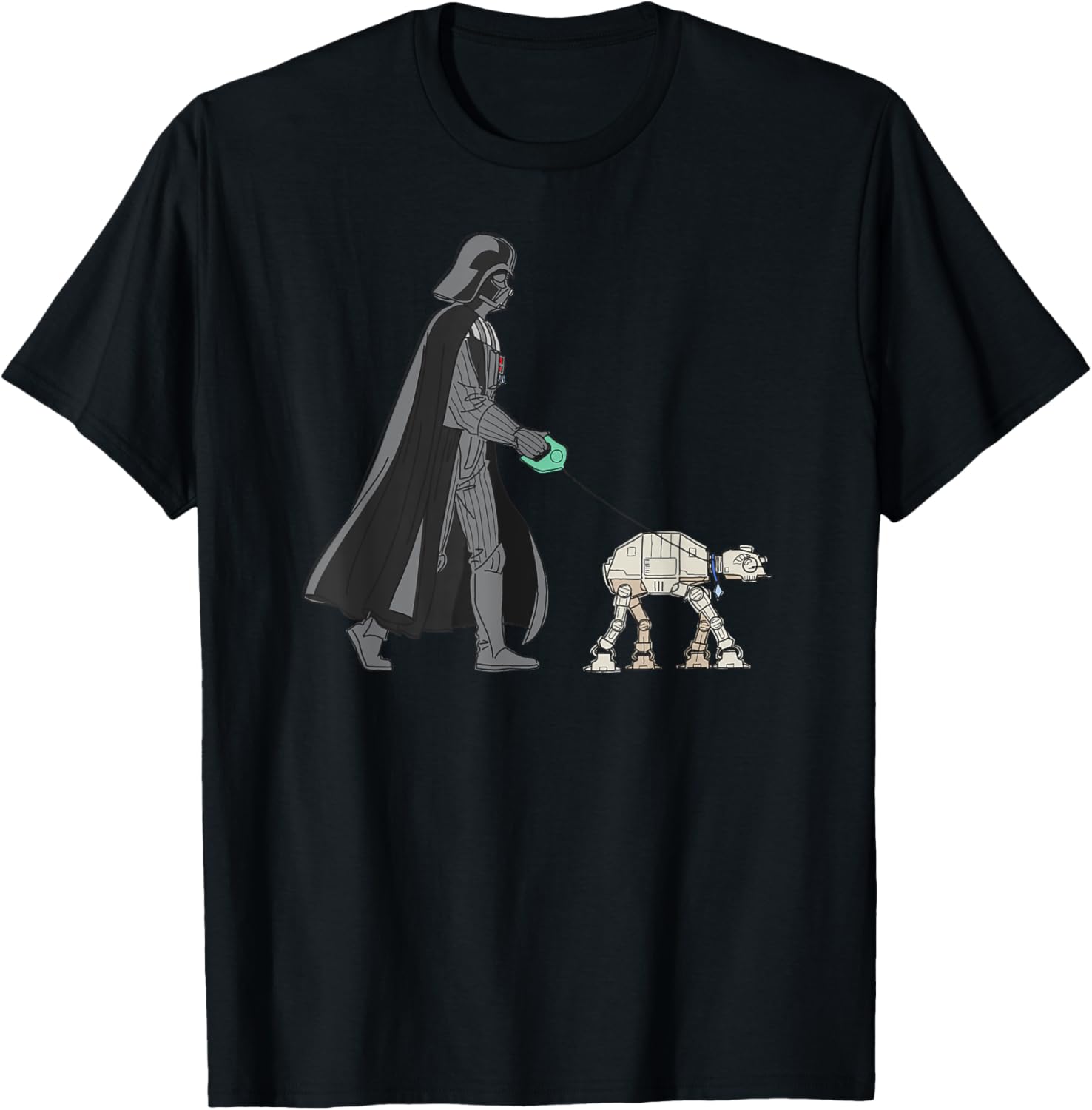 T-shirt Star Wars Darth Vader Dog Walker mème