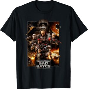 Crop top Star Wars The Bad Batch série, coupe Femme ou Fille