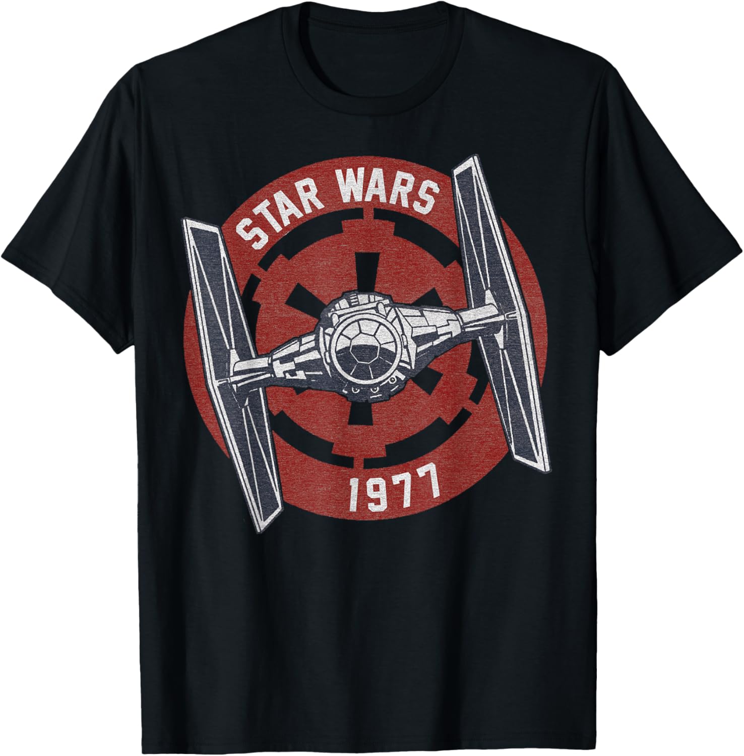 T-shirt Star Wars Tie Fighter Imperial Badge 1977
