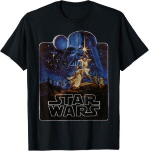 T-shirt Star Wars New Hope poster vintage badge