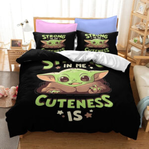 Housse de couette Star Wars Grogu style mignon