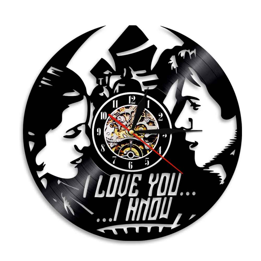 Horloge Star Wars Leia & Han LED 0146