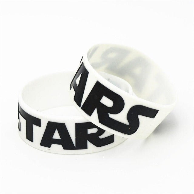 Bracelet silicone Star Wars coloris Noir Bleu Blanc – Image 4
