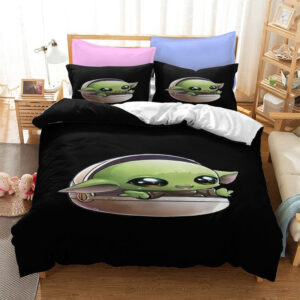 Housse de couette Star Wars Grogu Kawaii, 2pcs ou 3pcs