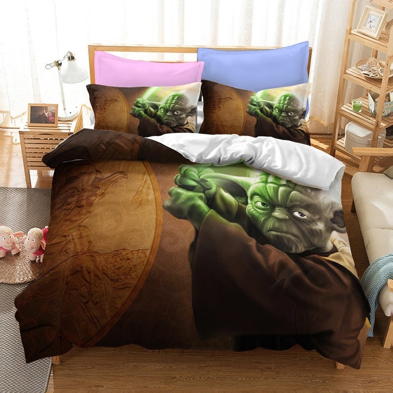 Housse de couette Star Wars Maître Jedi, plusieurs tailles
