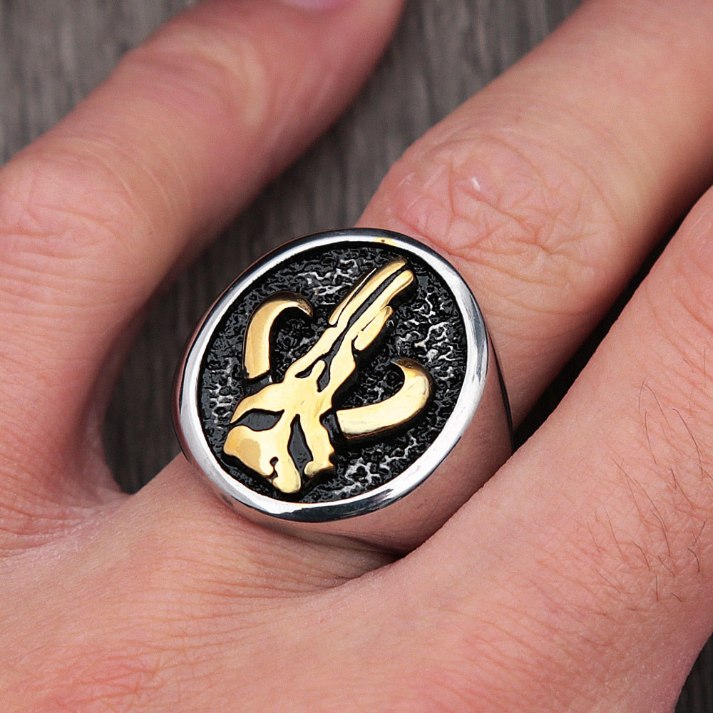 Bague Star Wars Mandalorian, tailles 7 à 13 – Image 3