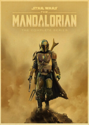 Affiche Star Wars The Mandalorian « Surplomb »