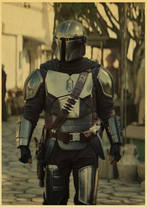 Affiche Star Wars The Mandalorian Armure