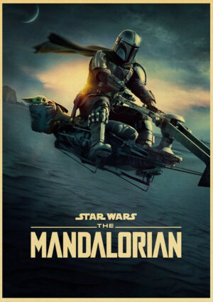 Affiche Star Wars The Mandalorian Speeder