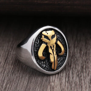 Bague Star Wars Mandalorian, tailles 7 à 13