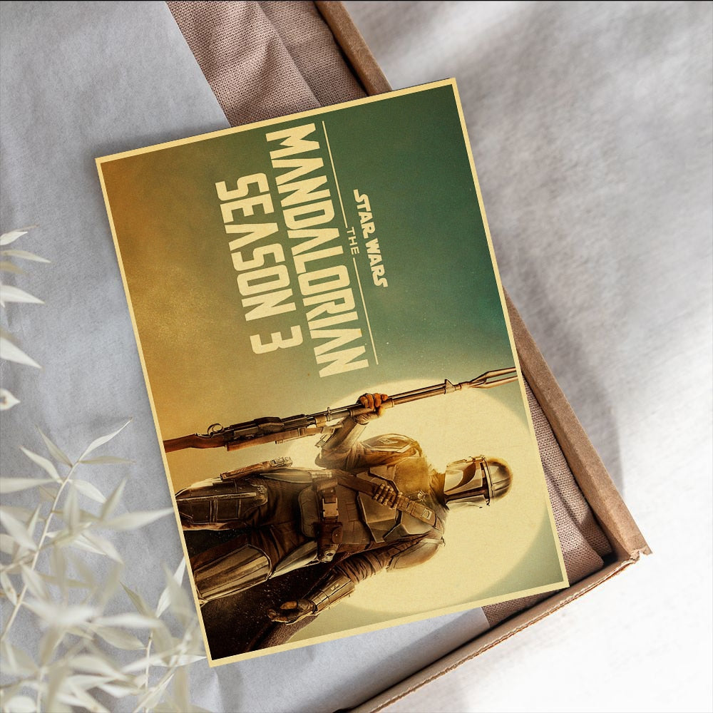 Affiche Star Wars The Mandalorian scene Desert – Image 2