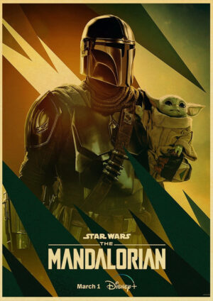 Affiche The Mandalorian Din Djarin