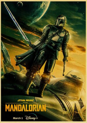 Affiche Star Wars The Mandalorian « Résilience »