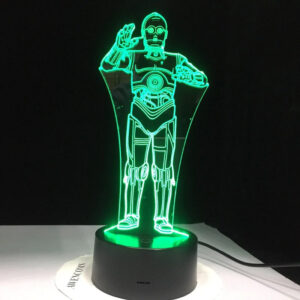 Lampe Star Wars C3PO 16 couleurs ou 7 couleurs